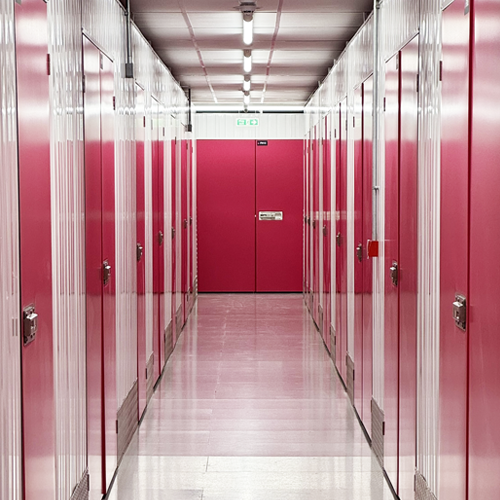 Self storage corridor in Solihull