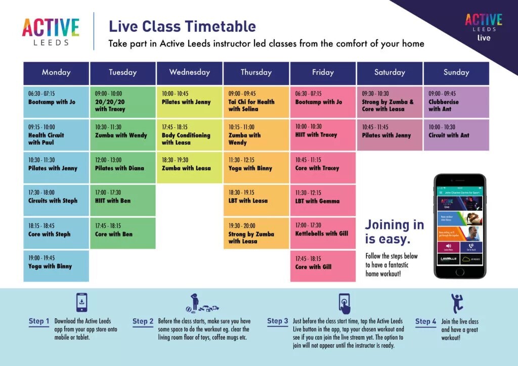 Active Leeds classes