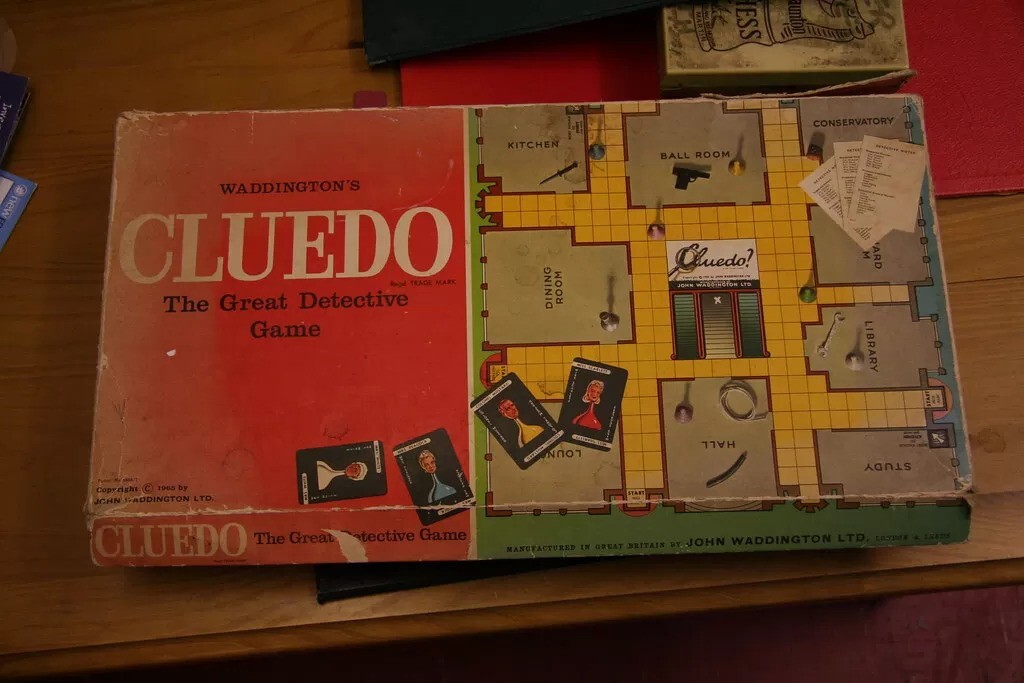 The board game Cluedo