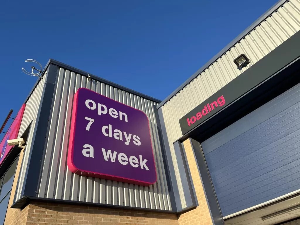 The Store Room opening hours signage