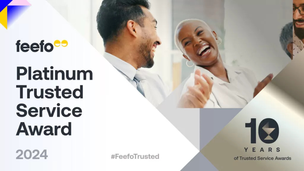 Feefo Platinum Trusted Service Award 2024 awarded to The Store Room